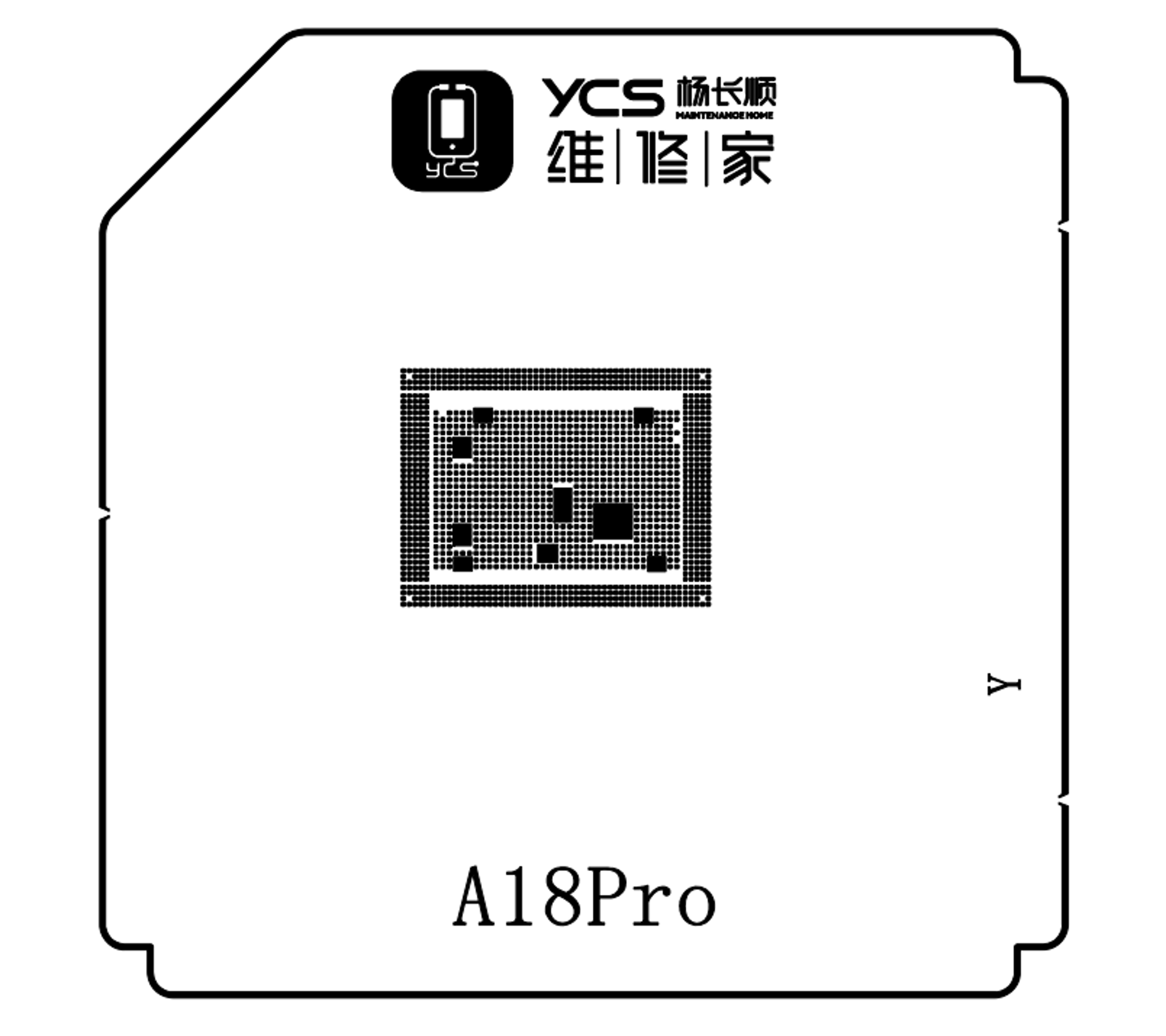 Cetakan IC YCS Apple A18Pro